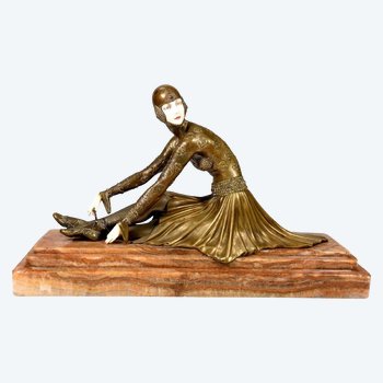 "Tanara" Chryséléphantine Danseuse de Chiparus 1930