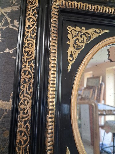 Mirror Napoleon III period 45 x 39