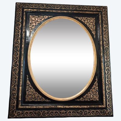 Napoleon III period mirror 72x 62 cm