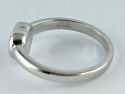 Bague Chopard Happy Diamonds Cœur Or Blanc Et Diamant