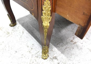 Commode De Style Transition Marquetée Bois De Rose XIXème