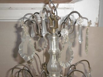 Lampadario in cristallo Luigi XV