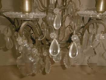 Lampadario in cristallo Luigi XV