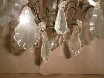 Lampadario in cristallo Luigi XV