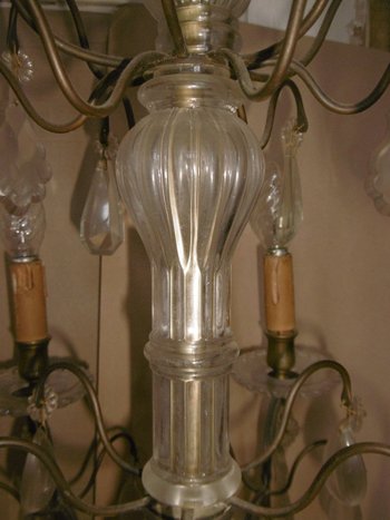 Lampadario in cristallo Luigi XV