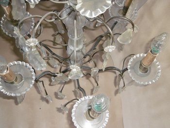Lampadario in cristallo Luigi XV