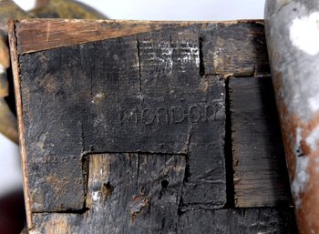 Tomb Commode In Marquetry Lxv Period Stamped De Mondon