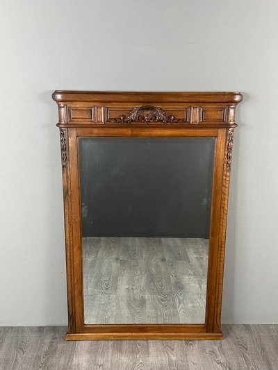 Miroir en bois sculpté, fin XIXe / début XXe siècle
