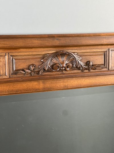 Miroir en bois sculpté, fin XIXe / début XXe siècle