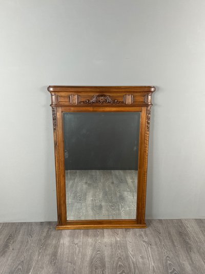 Miroir en bois sculpté, fin XIXe / début XXe siècle