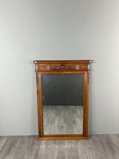 Miroir en bois sculpté, fin XIXe / début XXe siècle
