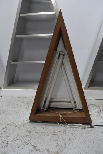 Large Set Of 70's Bookcases Assorted Sconces