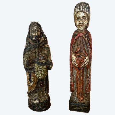 Zwei religiöse Statuen