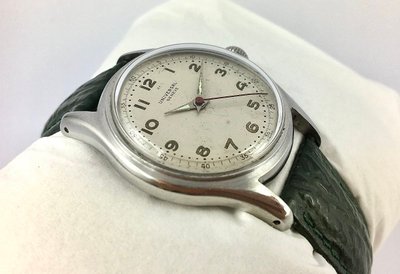 Uhr Universal Genève Mechanisch 1950 Stahl Auf Leder