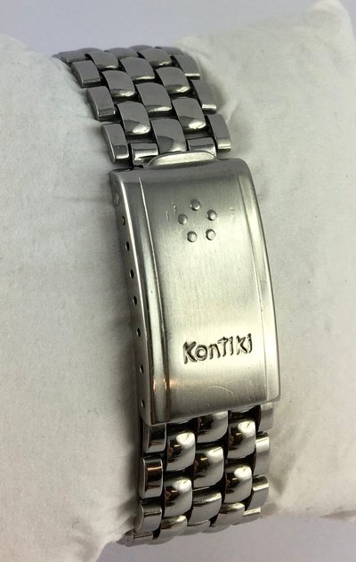 Montre Eterna Kontiki Automatique Année 65 Acier Cadran Brun