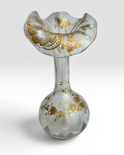 Baccarat - Jugendstil-Vase Modell Jack in the Pulpit.