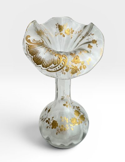 Baccarat - Jugendstil-Vase Modell Jack in the Pulpit.