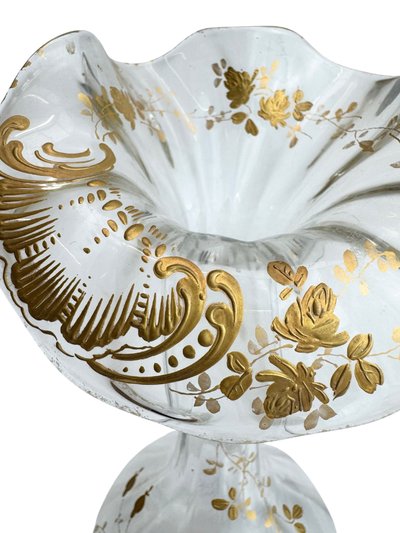 Baccarat - Jugendstil-Vase Modell Jack in the Pulpit.