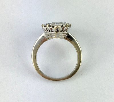 Bague Marquise Diamants Taille Brillant sur Or Blanc