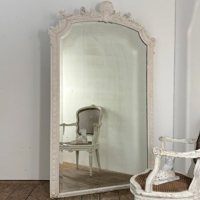 Grand miroir XIXe de style régence