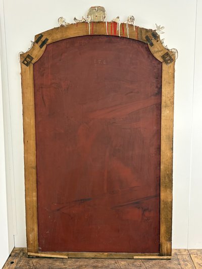 Grand miroir XIXe de style régence
