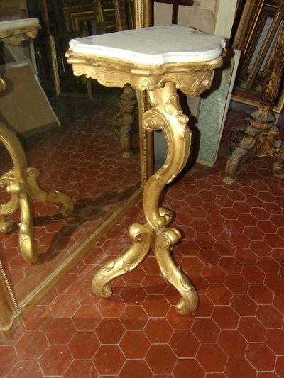 Console originale,  En Bois Doré, époque 19ème.