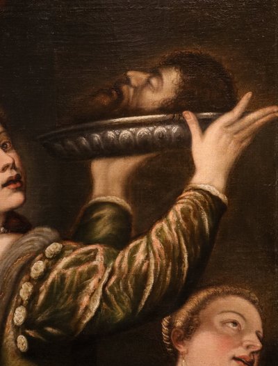 Salomé avec la tête de Jean-Baptiste, Titien Vecellio (1490 - 1576), Disciple/Atelier