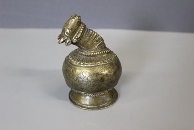 Sacred Cow Head in Bronze, India late 18th century