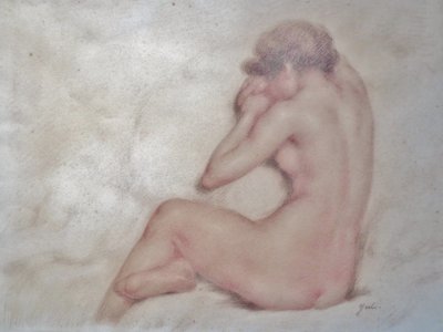 Nu dessiné à la Sanguine. 