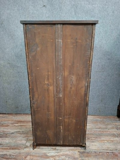 Agenda settimanale in stile Restoration, realizzata in mogano e impiallacciatura di mogano.