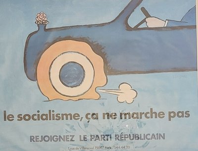 Raymond Savignac - (1907 - 2002) - Affiche "Le Socialisme" - 1981