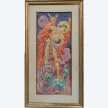 Henry MORIN - San Giorgio che uccide il drago