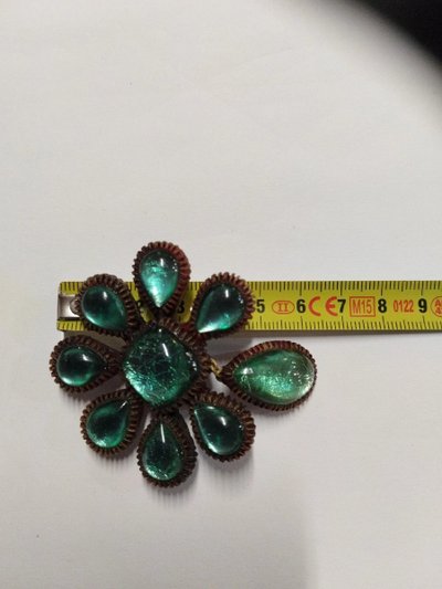 Antique talosel brooch by Monique Védié / (student of Line Vautrin) - 1960s