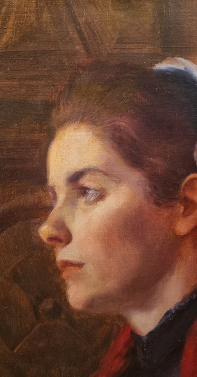 Angelo Della VALLE - Ritratto di donna