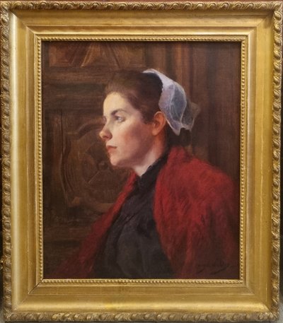 Angelo Della VALLE - Ritratto di donna