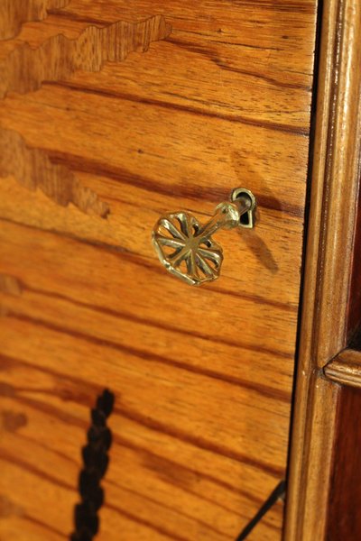 Art Nouveau shelving unit