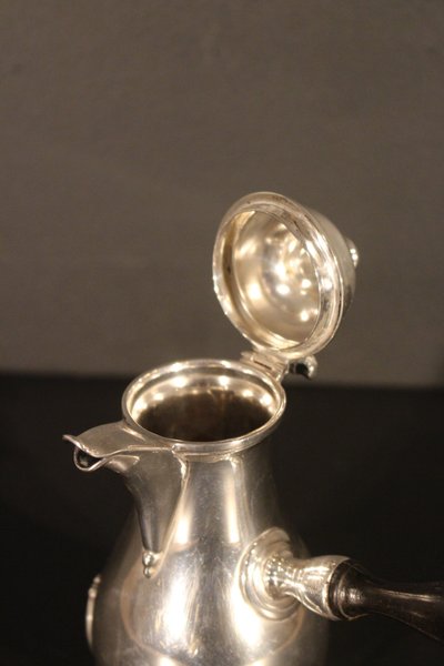 Small silver teapot