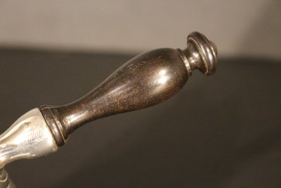 Small silver teapot