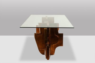 Matteo Ceccarelli. “Brutalist” sculptural dining table. 1980s. LS67203165