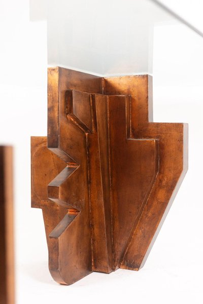Matteo Ceccarelli. “Brutalist” sculptural dining table. 1980s. LS67203165