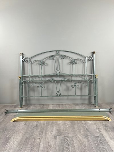 Lacquered Metal Bed, 20th Century