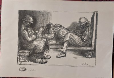 T.A. STEINLEIN - (1859 - 1923) - 2 lithographs - World War I -