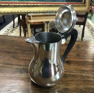 Silver-plated metal teapot, Ercuis