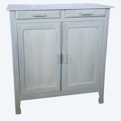 Credenza parigina in legno massello di faggio, XX secolo.