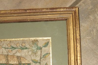 Sacra Sindone in tessuto ricamato, XVIII secolo.