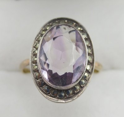 Bague sertie d'une améthyste, Napoléon III. 