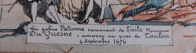 François PASCAL - (...- 1948) - Toulon - deux aquarelles - Peintre de la Marine
