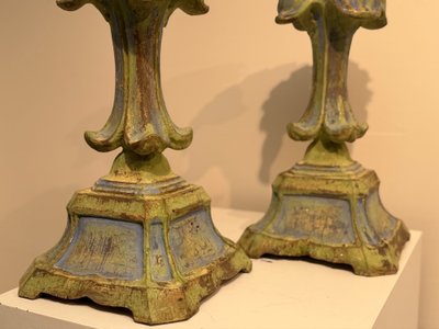 Paire de Chandeliers Italiens