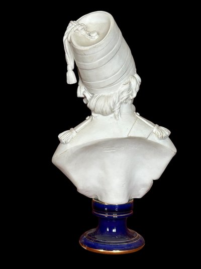 Buste de Joseph Barra en porcelaine de sèvres 1885 - révolutionnaire - Empire - révolution 