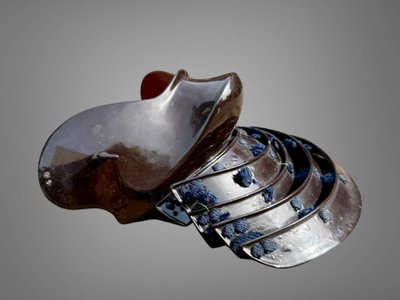 Hampo Samurai Halbmaske – Edo-Zeit (1603–1868).